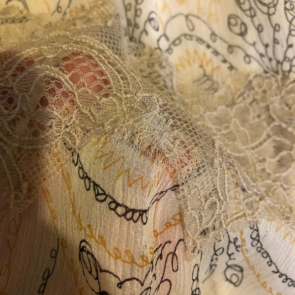 Diane Von Furstenberg Silk Lace Blouse - Picture 12 of 16